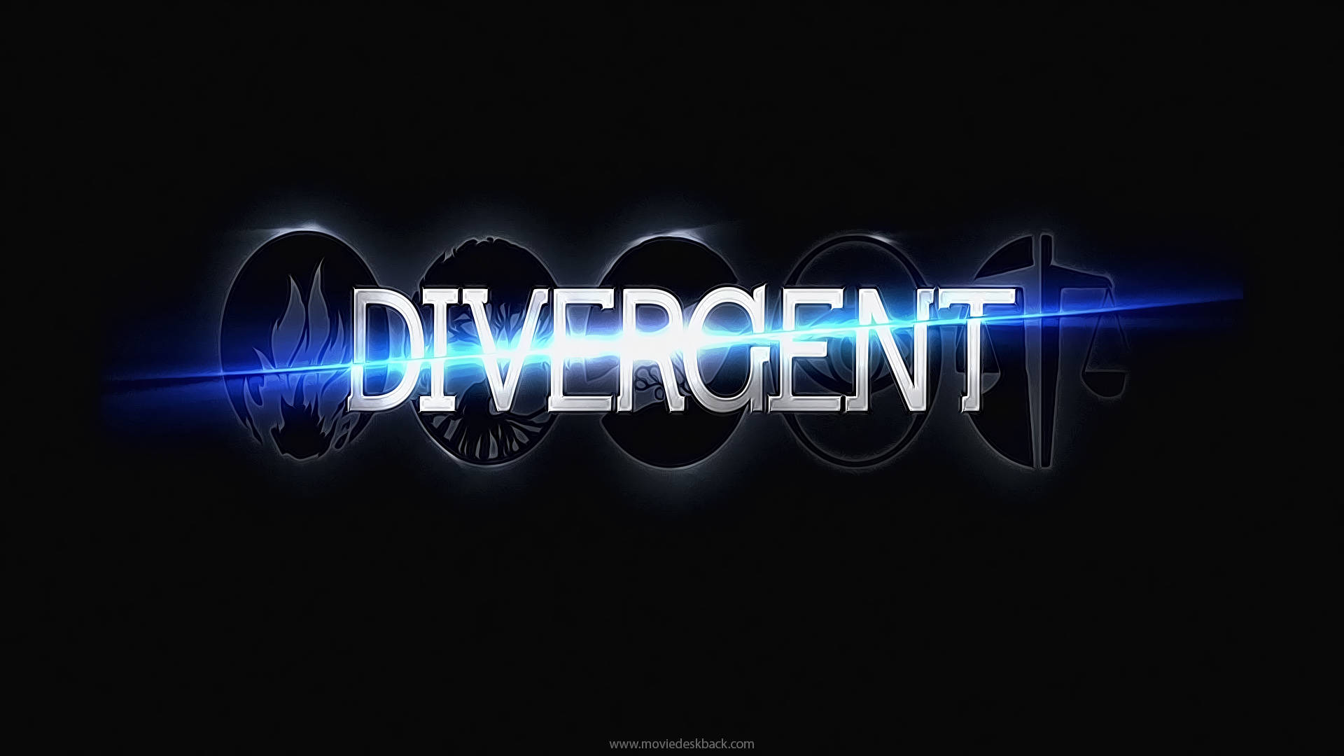 Divergentefilm-titellogo-poster Wallpaper