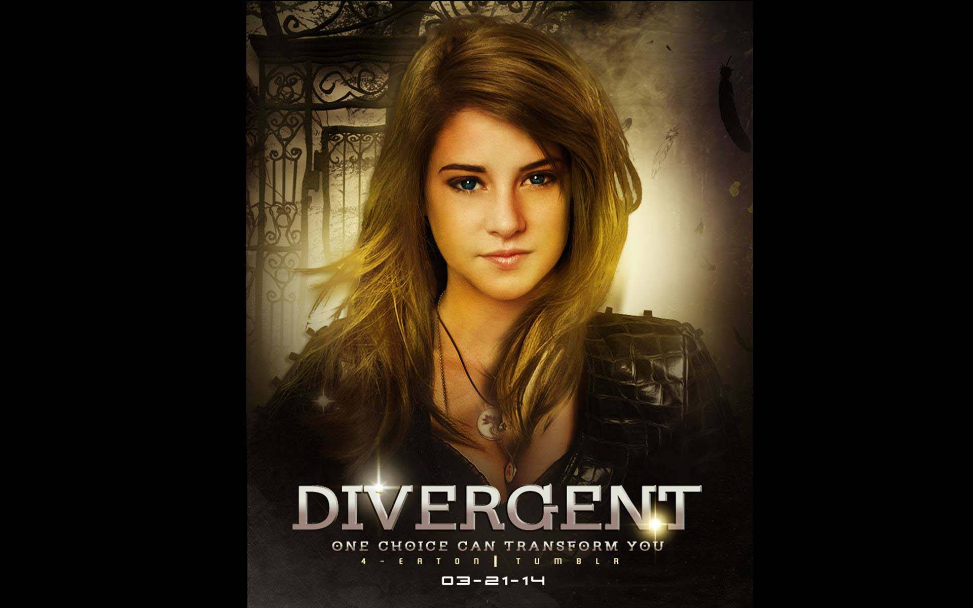 Divergent Tris Movie Poster Wallpaper