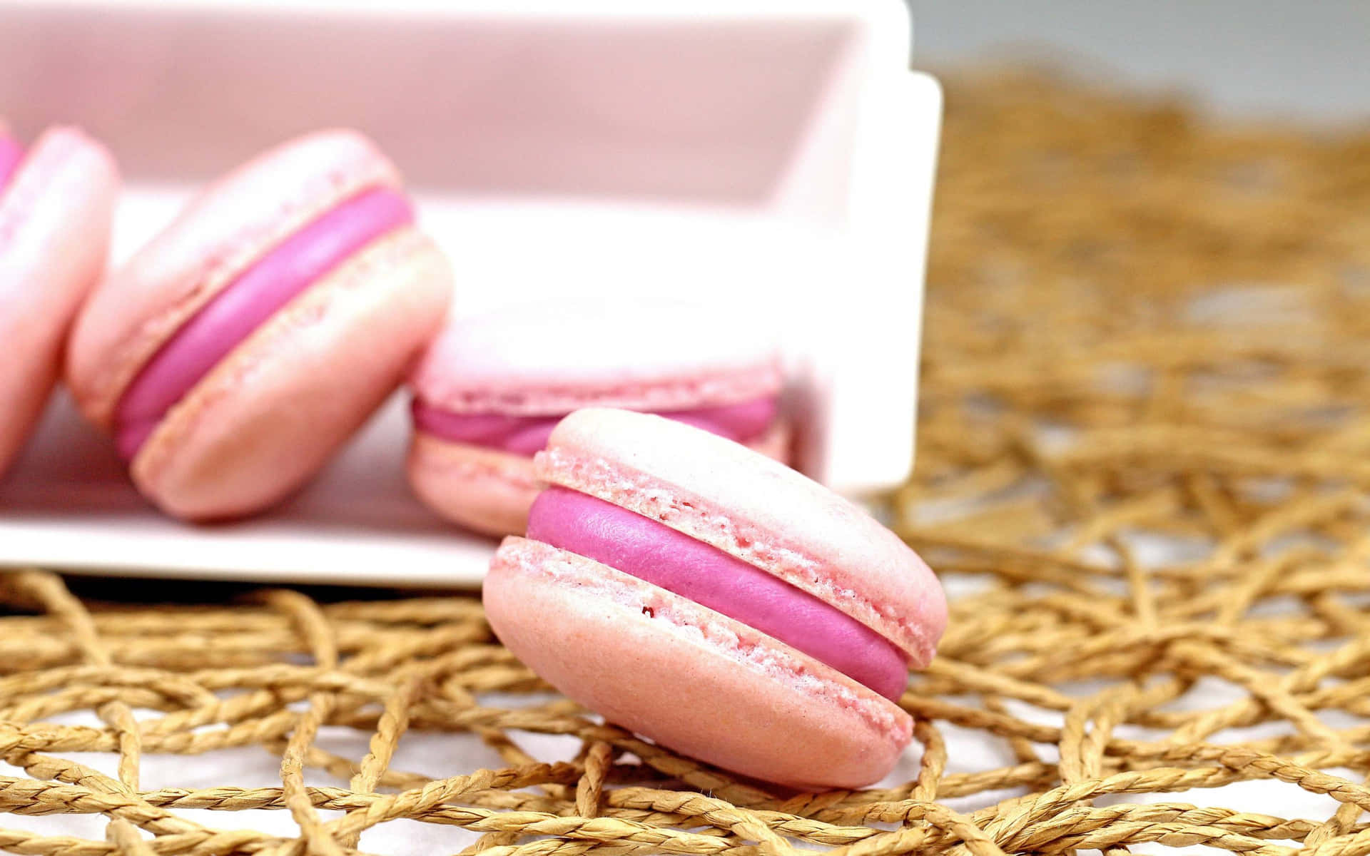 Diverse Collection Of Flavored Macarons