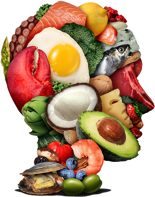 Diverse Food Collage PNG