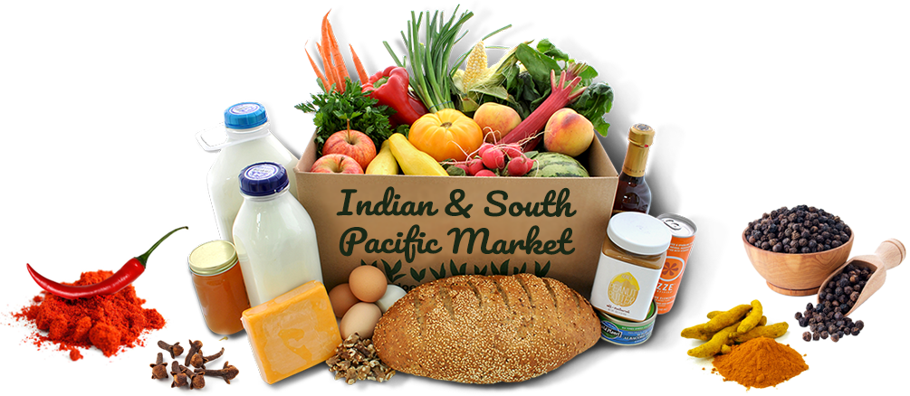 Diverse Grocery Selection Indian South Pacific Market PNG