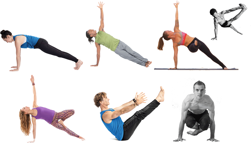Diverse_ Aerobic_ Exercise_ Poses PNG