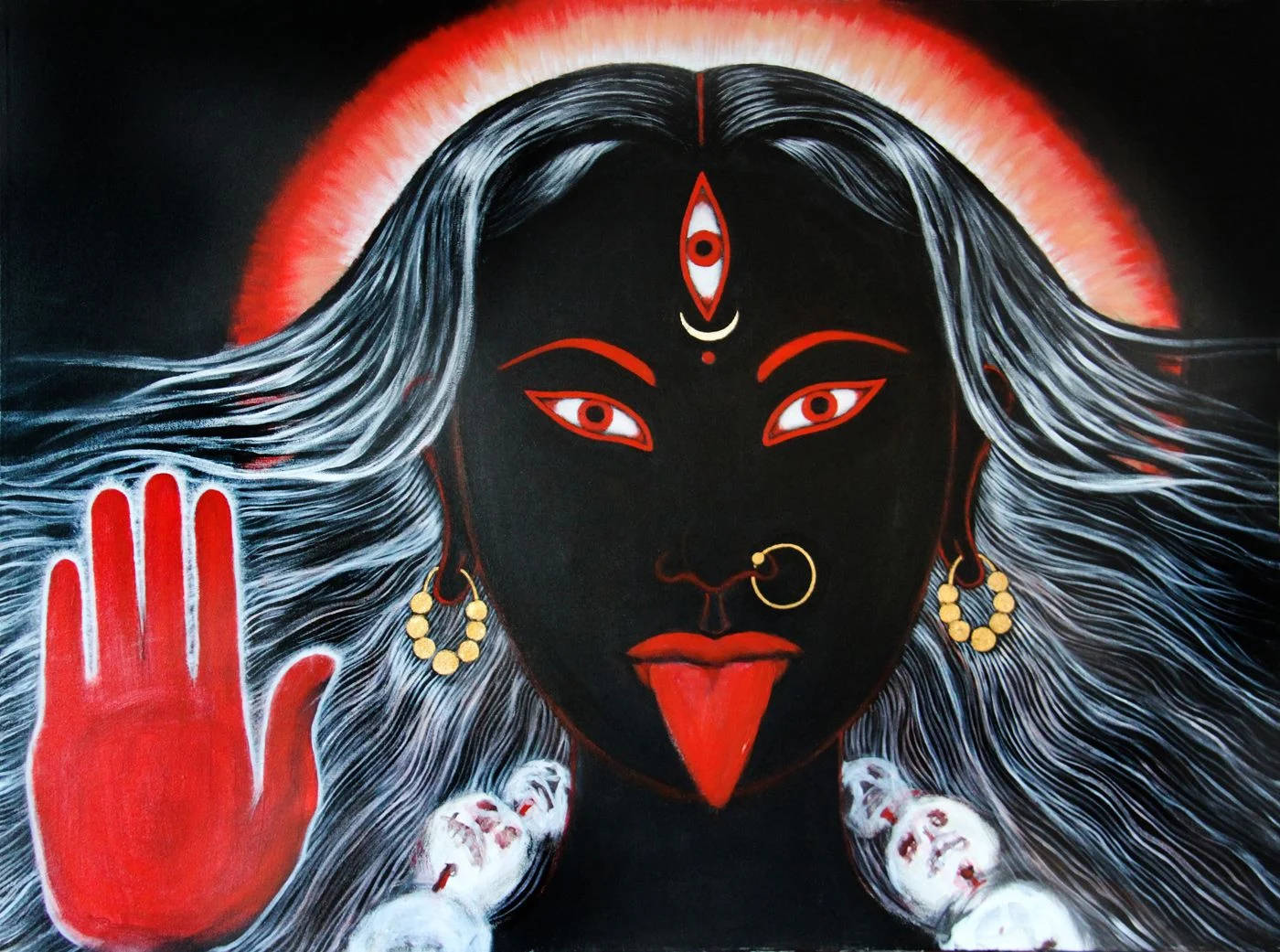 Divine Empowerment - Goddess Kali Wallpaper