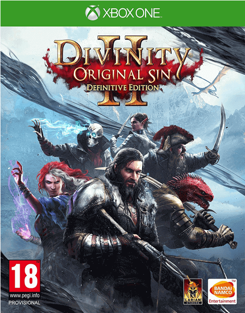 Divinity Original Sin2 Definitive Edition Xbox One Cover Art PNG