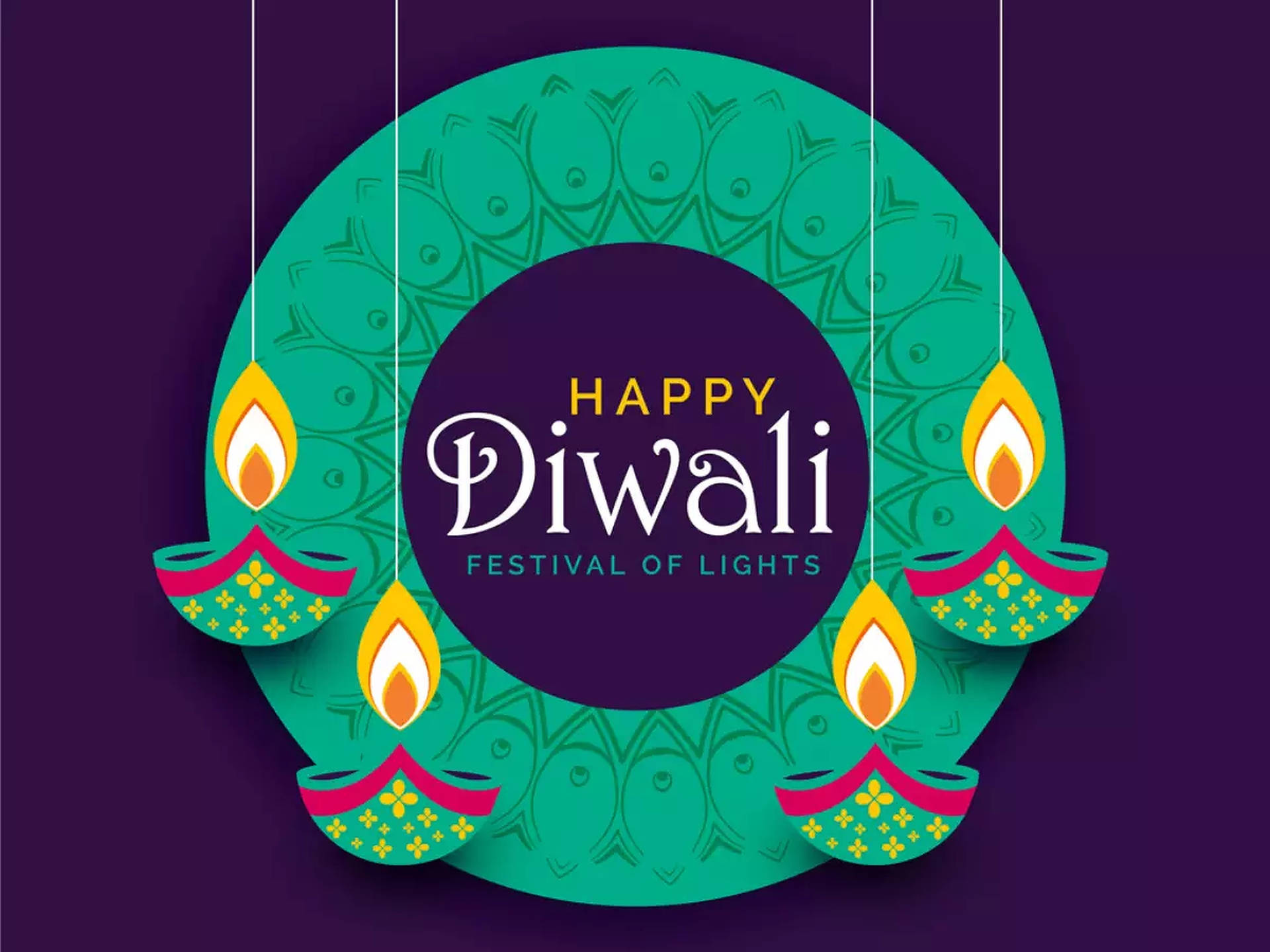 Diwali Festive Poster Background