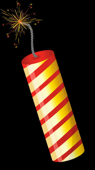 Diwali Firecracker Illustration PNG