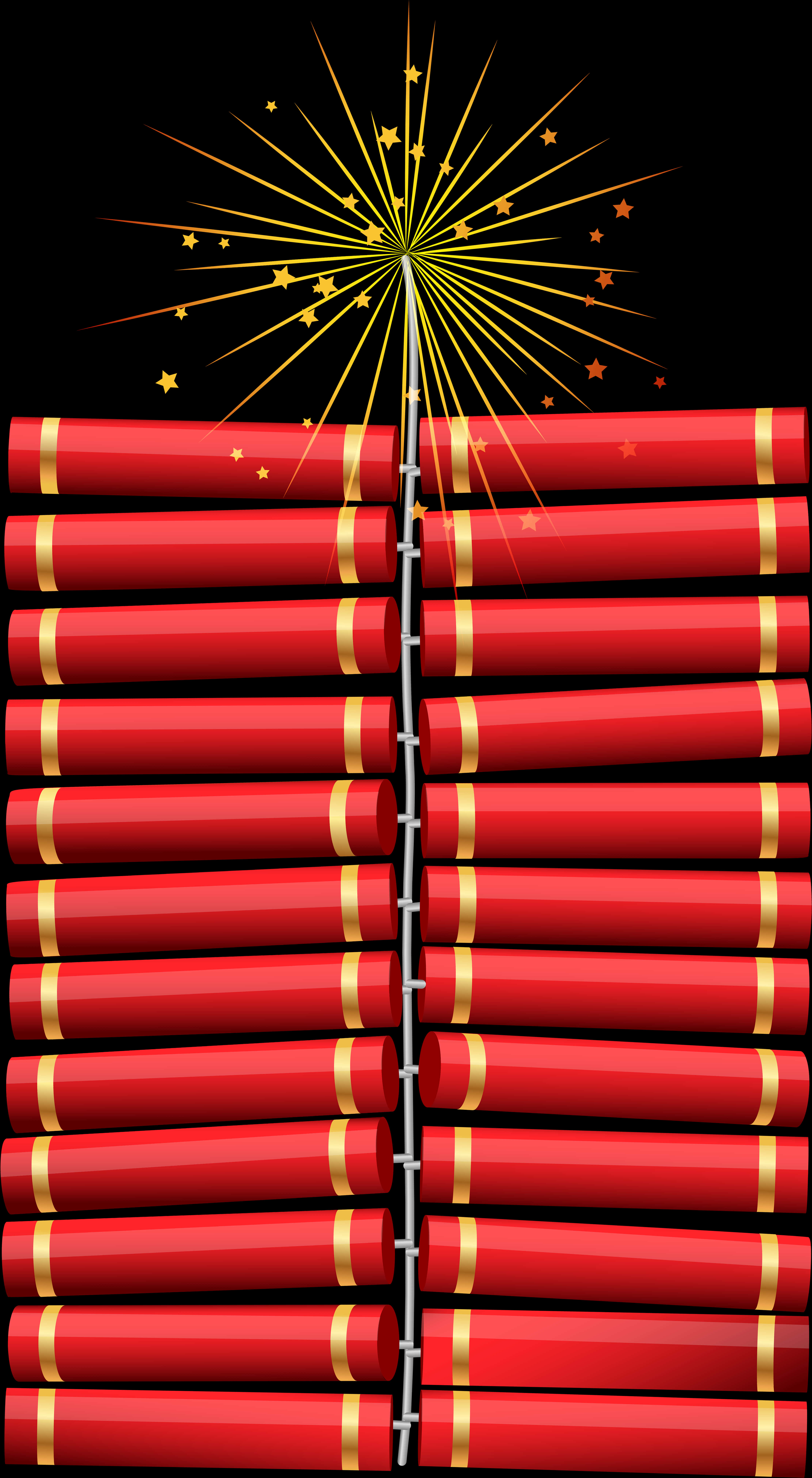 Diwali Firecrackers Illustration PNG