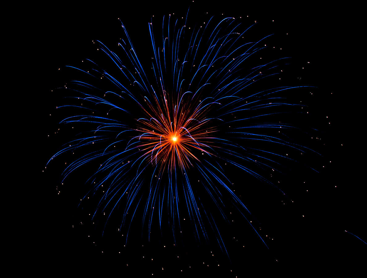 Diwali Firework Explosion Night Sky PNG