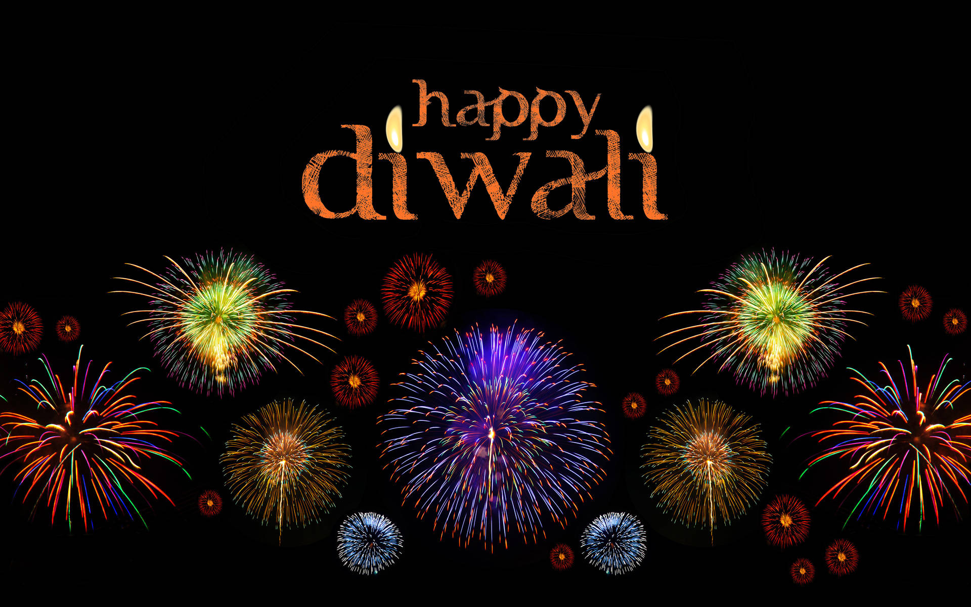Diwali Fireworks Background