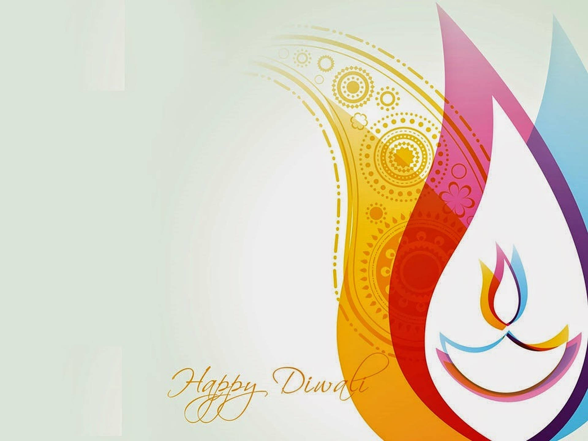 Diwali Vector Art Background