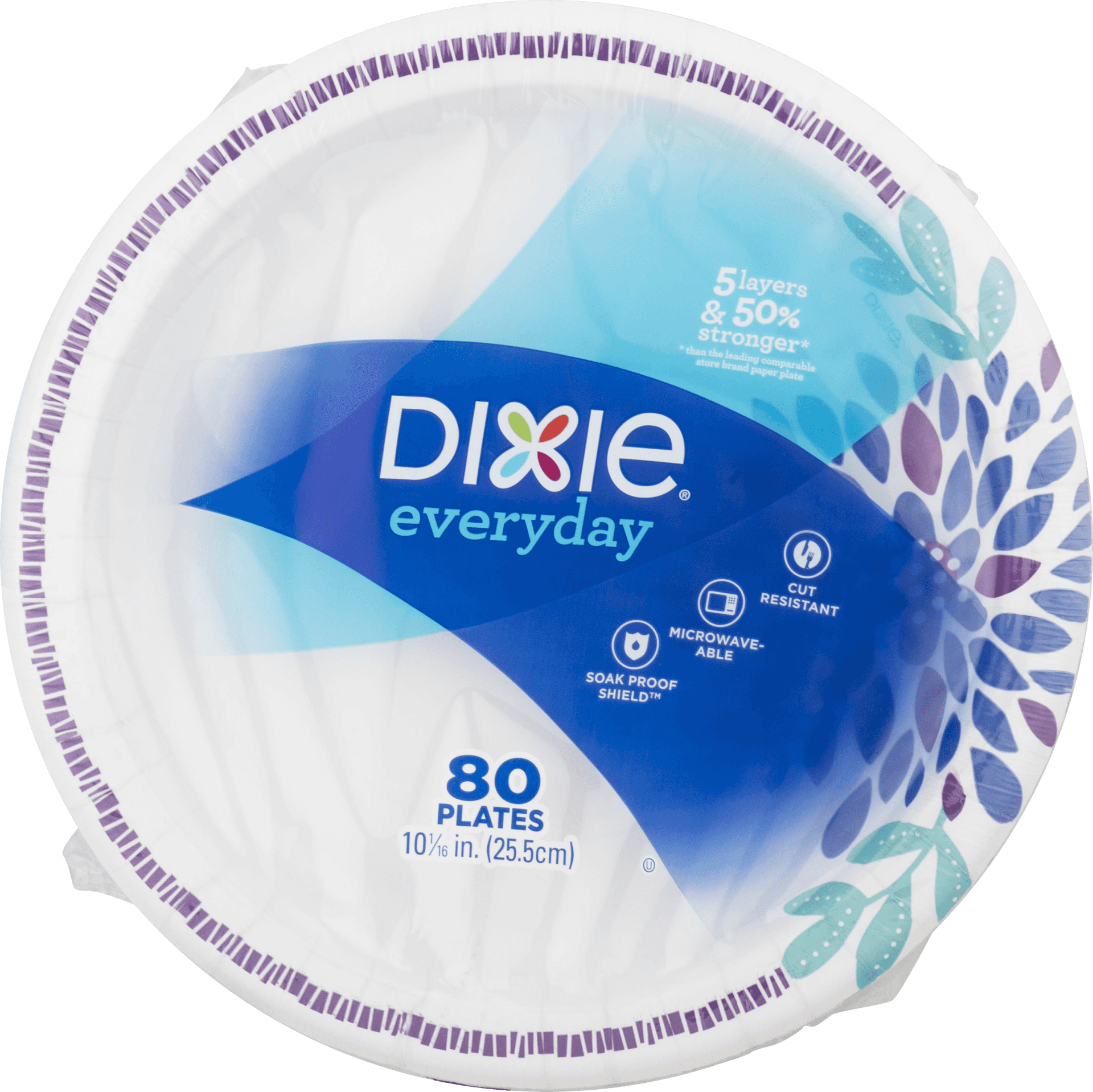 Dixie Everyday Paper Plates Packaging PNG