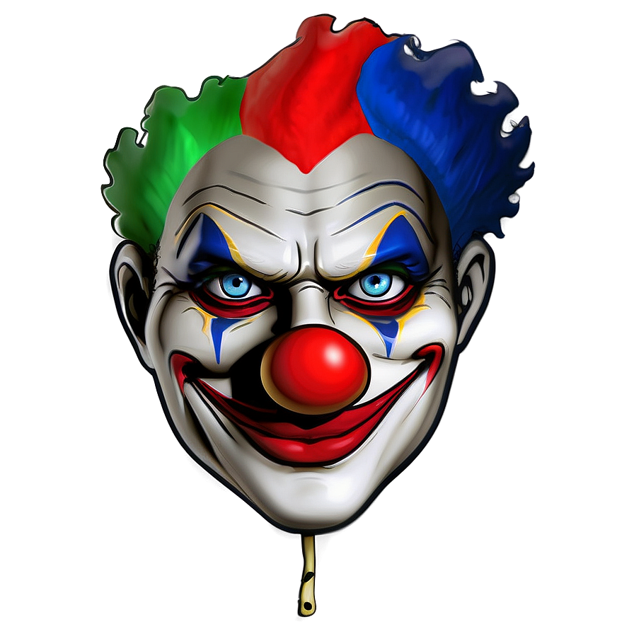 Diy Clown Mask Png 06212024 PNG