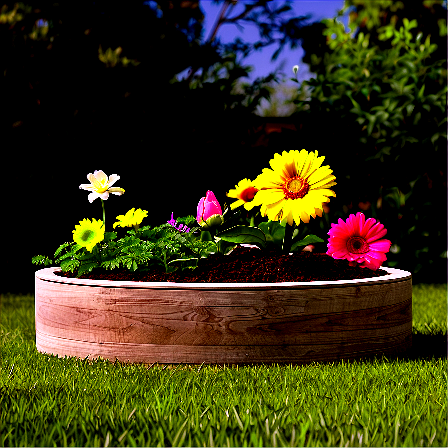 Diy Flower Bed Png Cnx18 PNG