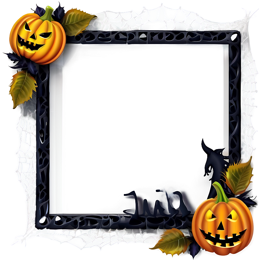 Diy Halloween Border Png 06202024 PNG