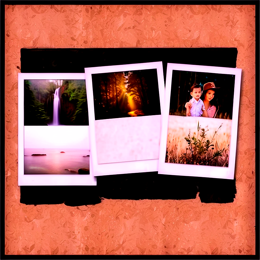 Diy Polaroid Photo Frame Template Png Ucm PNG