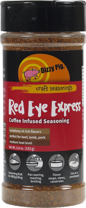 Dizzy Pig Red Eye Express Seasoning Bottle PNG