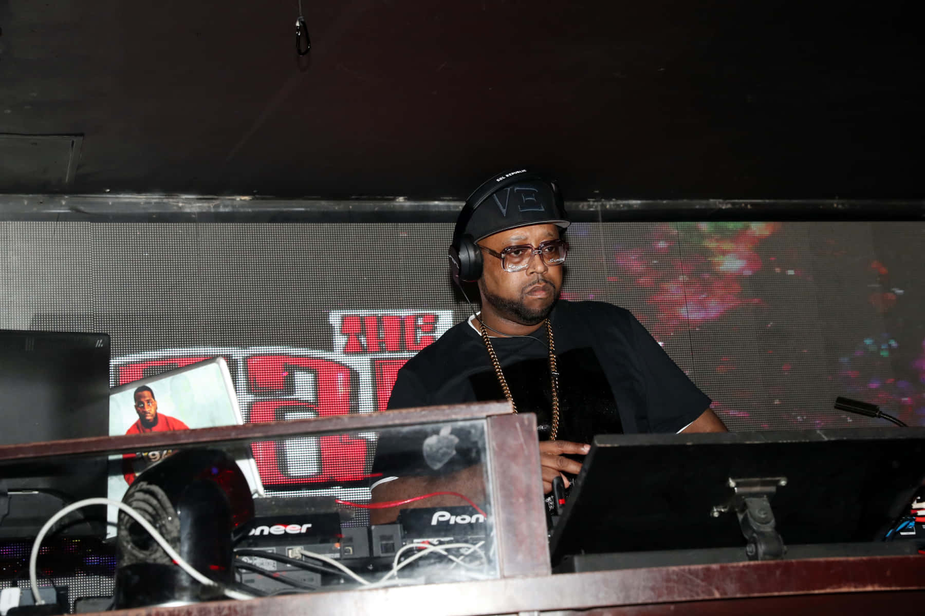 DJ Mixing Music at a Nightclub