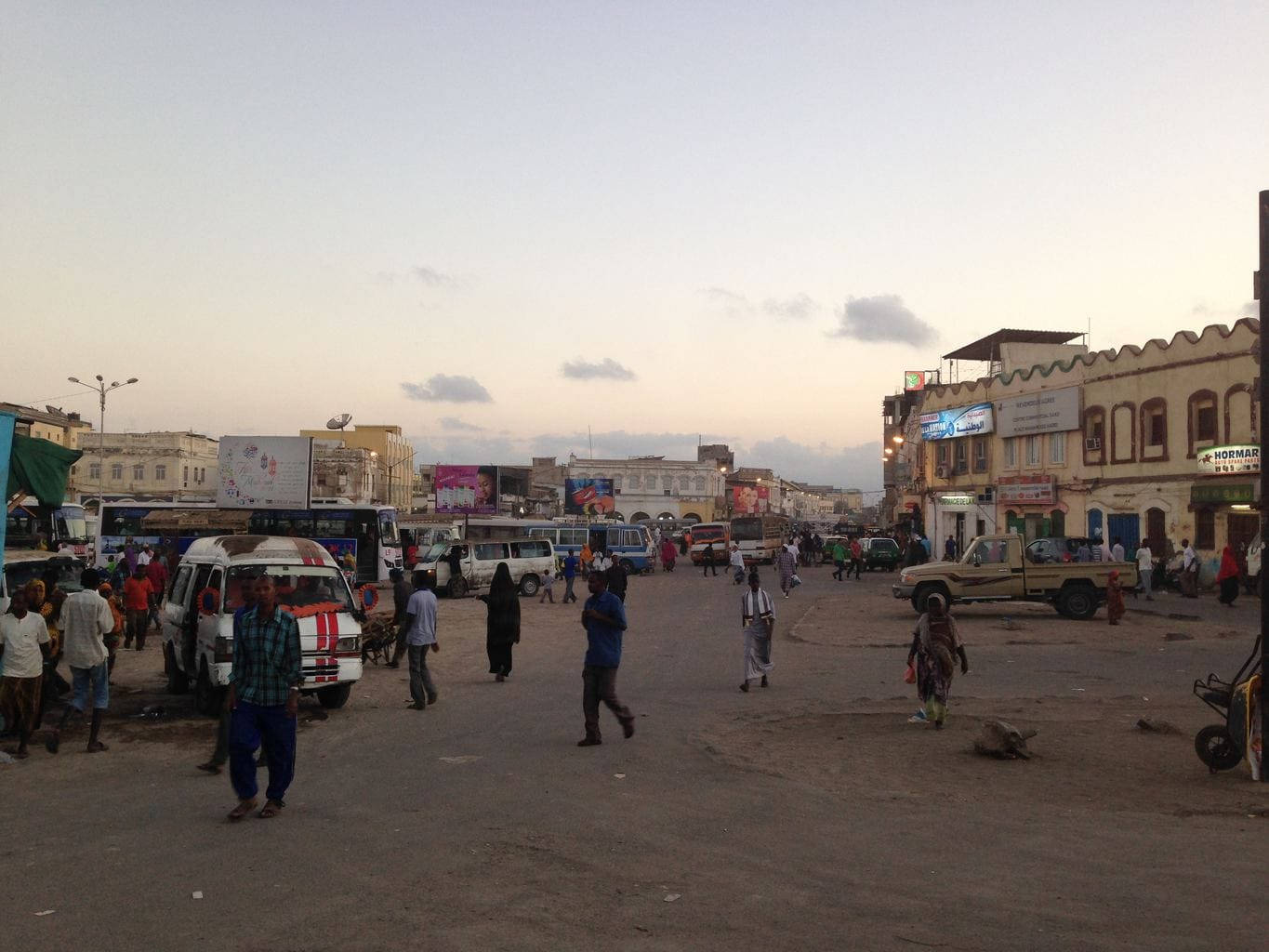 Cidadede Djibouti Durante A Tarde. Papel de Parede