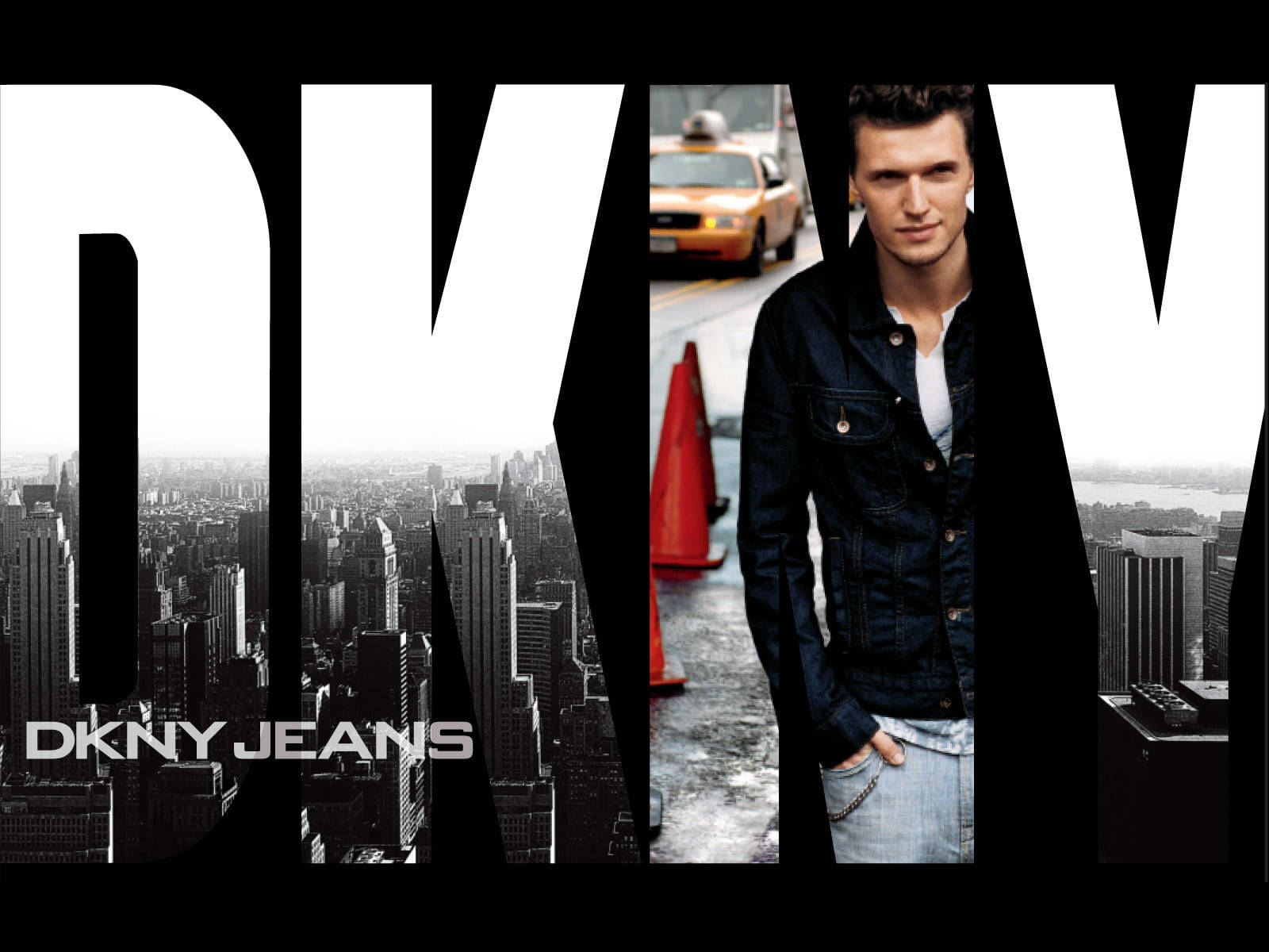 DKNY Men's Fashion Poster Wallpaper