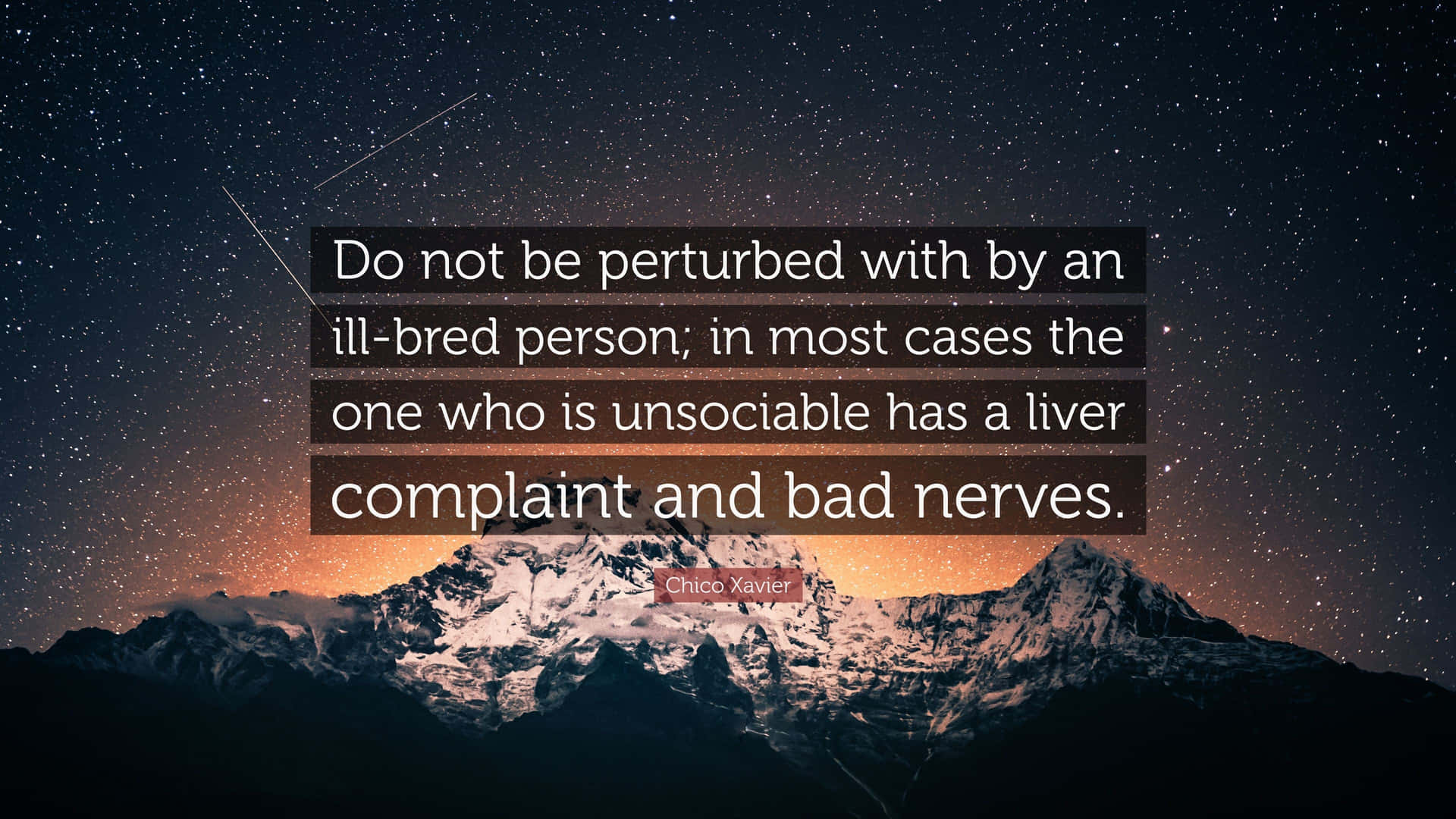 Do Not Be Perturbed Quote Wallpaper