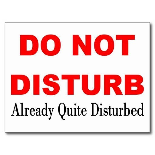 Do Not Disturb Already Quite Disturbed Wallpaper