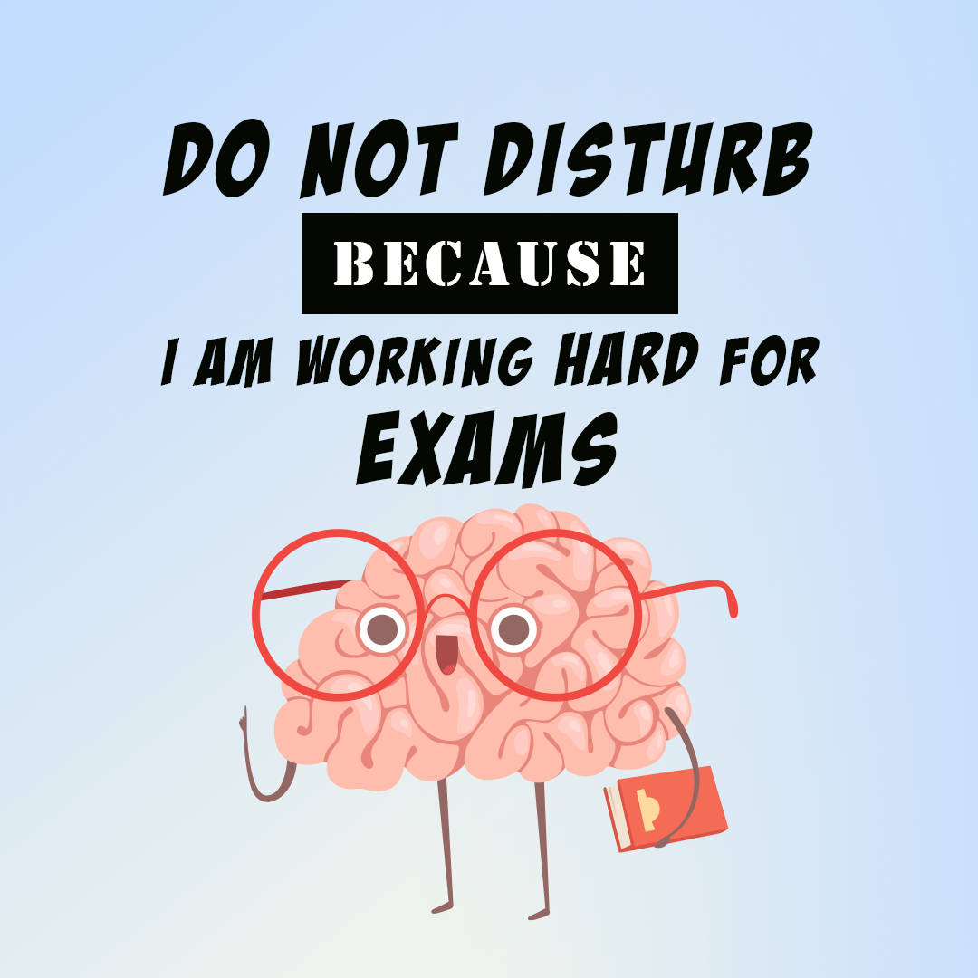Do Not Disturb Working For Exams Wallpaper
