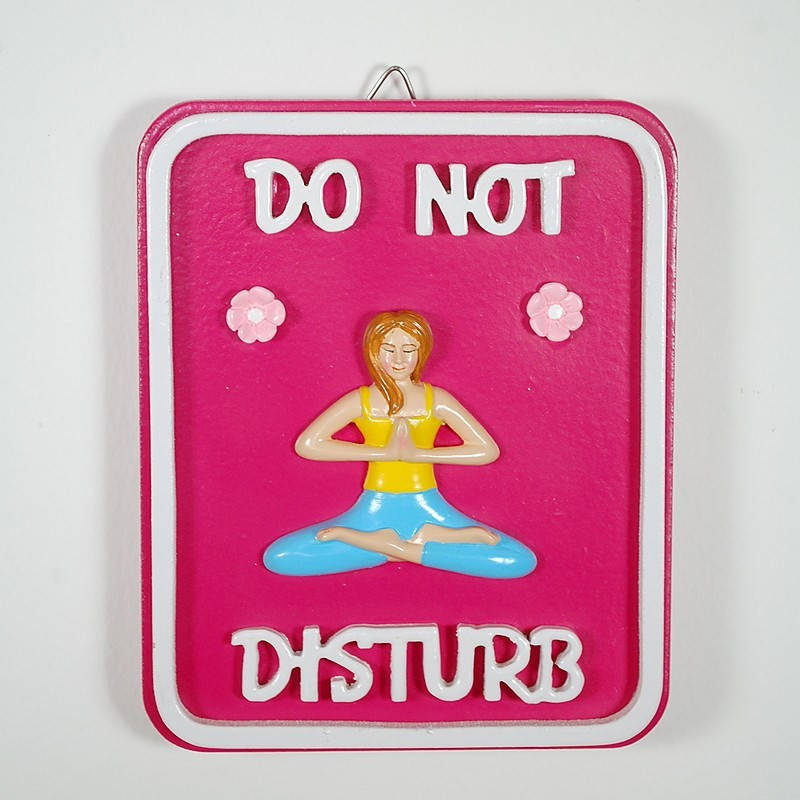 Do Not Disturb Yoga Sign Wallpaper