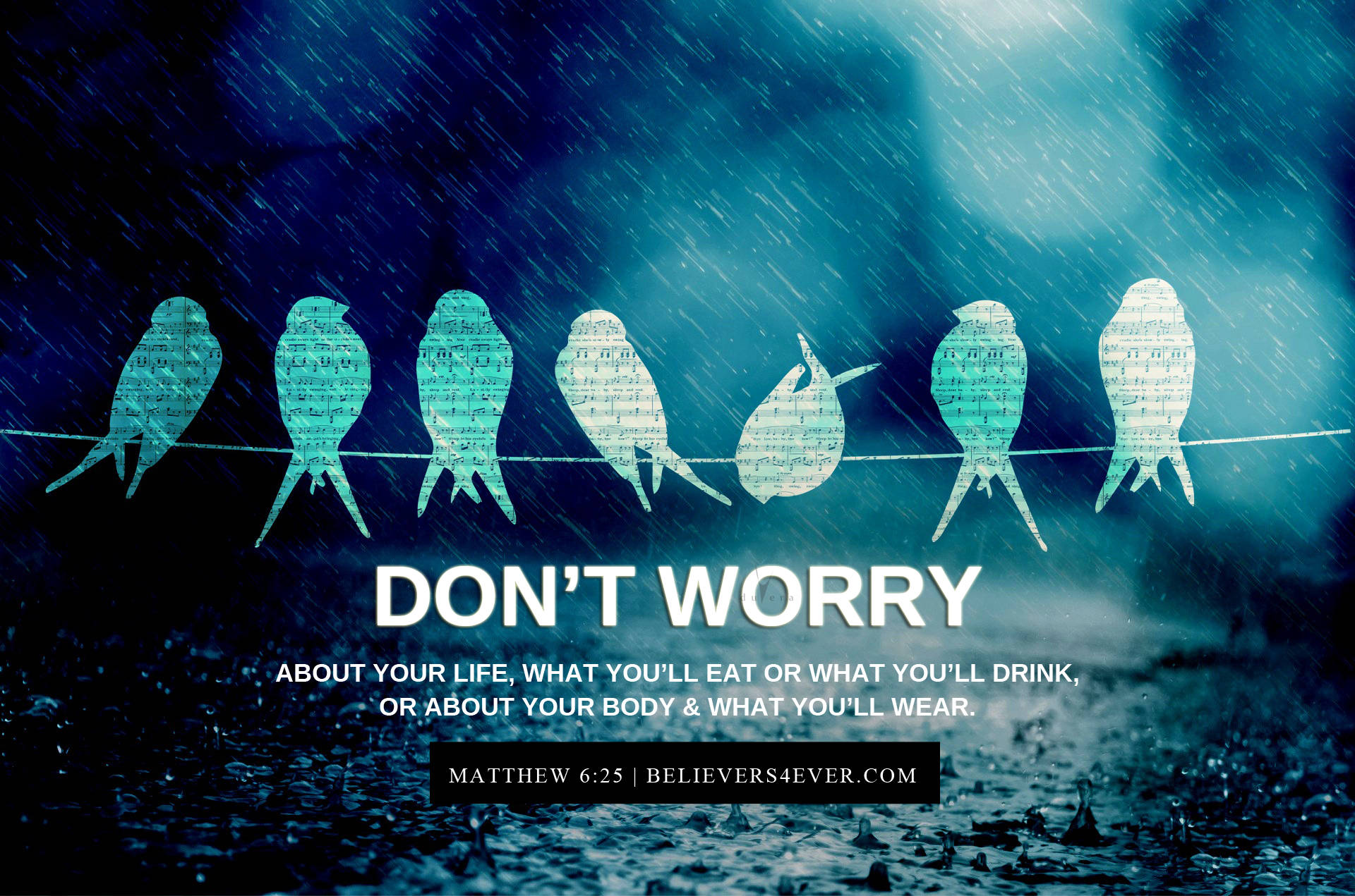 Do Not Worry Bible Verse