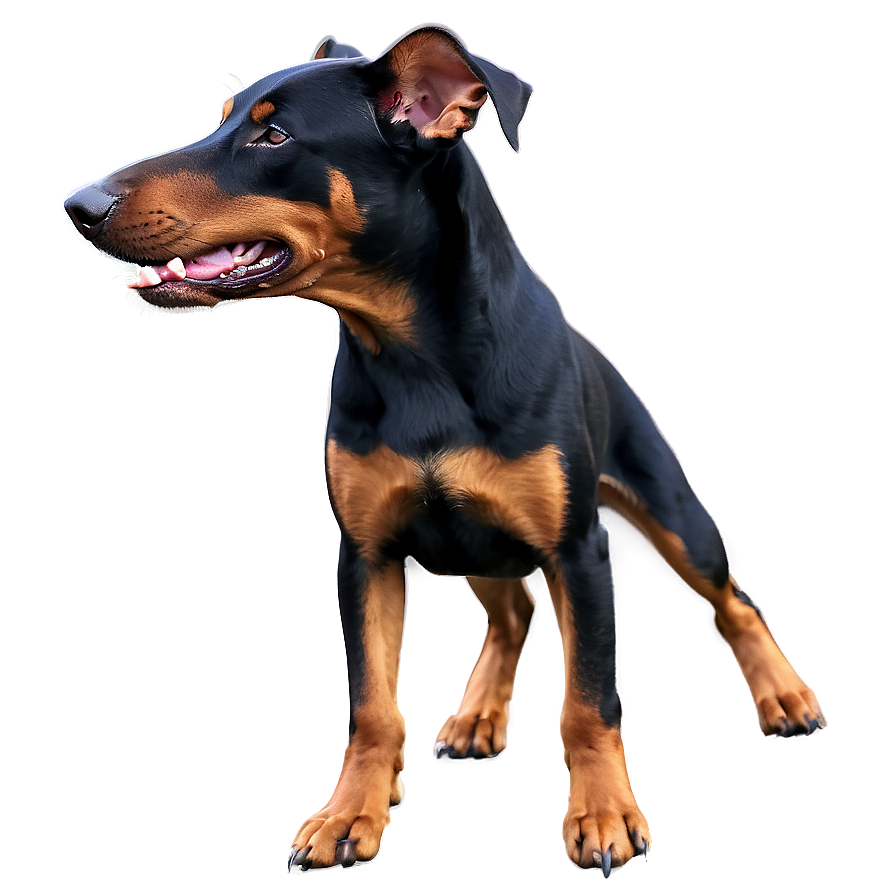 Download Doberman Portrait Png 06252024 | Wallpapers.com