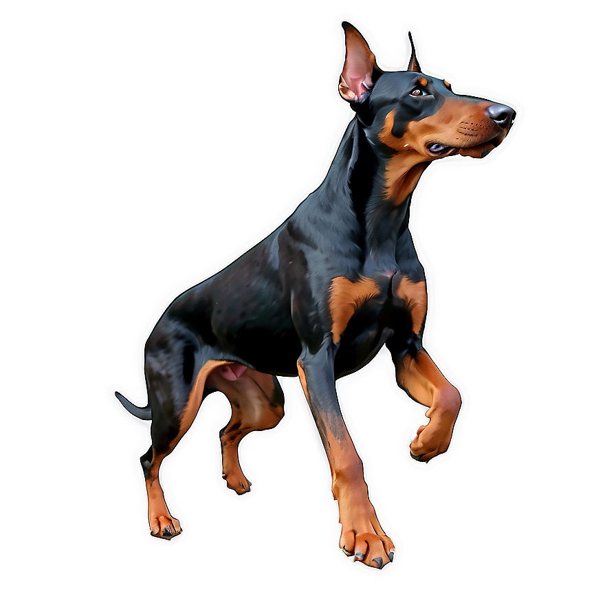 Download Doberman Running Png 26 | Wallpapers.com