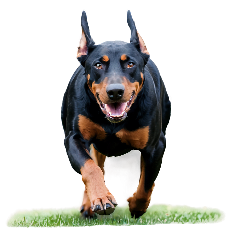 Doberman Running Png Xwr9 PNG