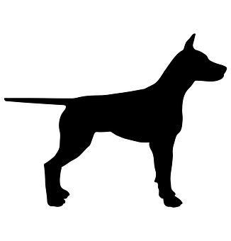 Doberman Silhouette PNG