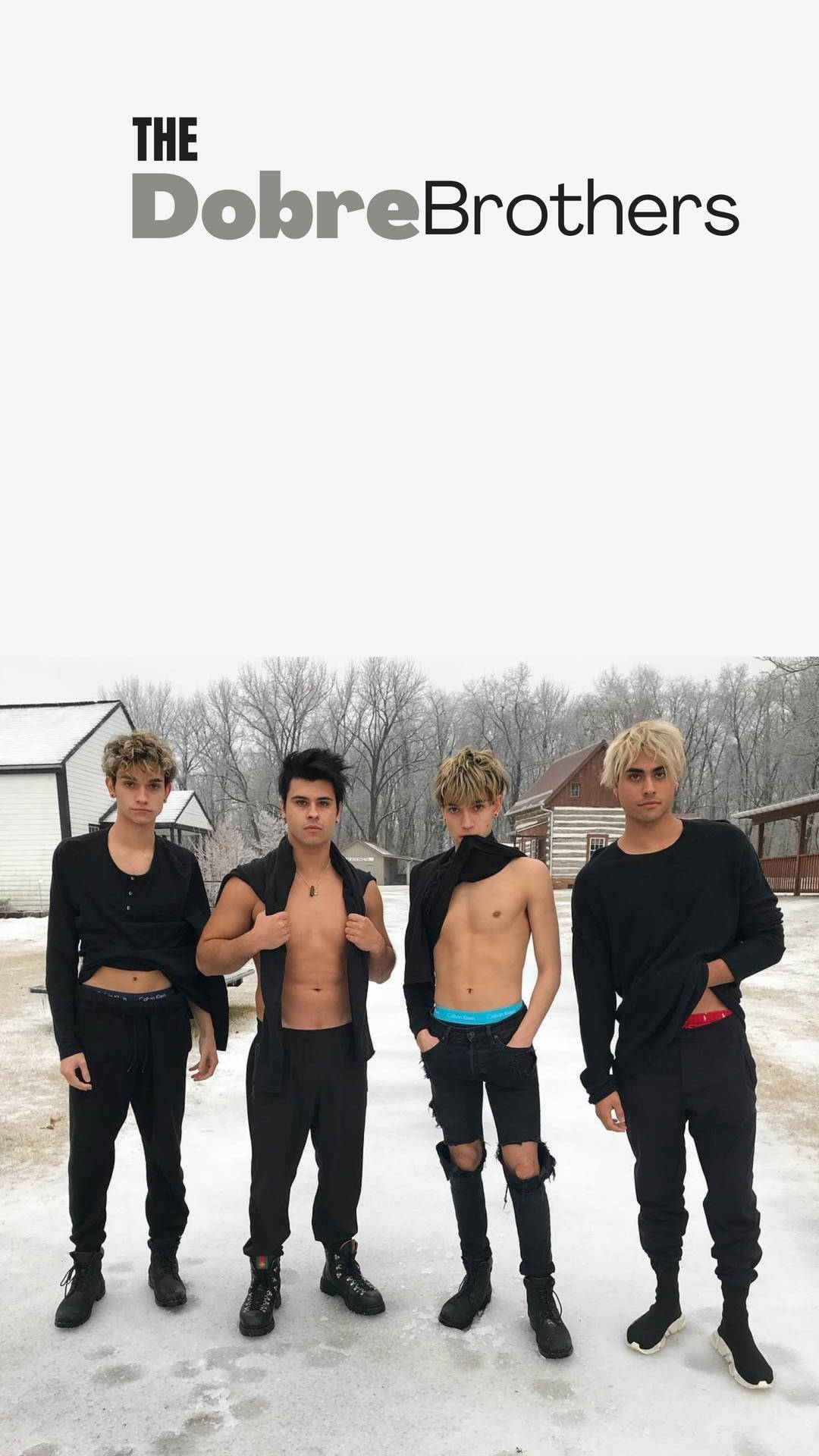 Dobre Brothers In Snowy Winter Wallpaper