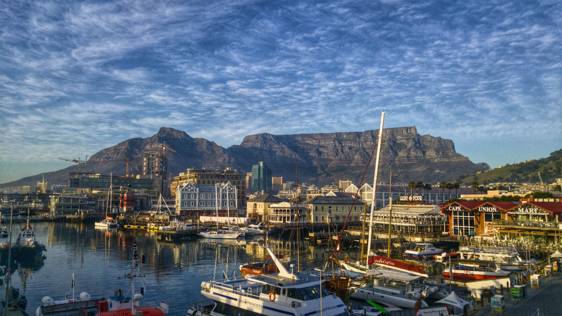 Docks In Cape Town Africa 4k Background