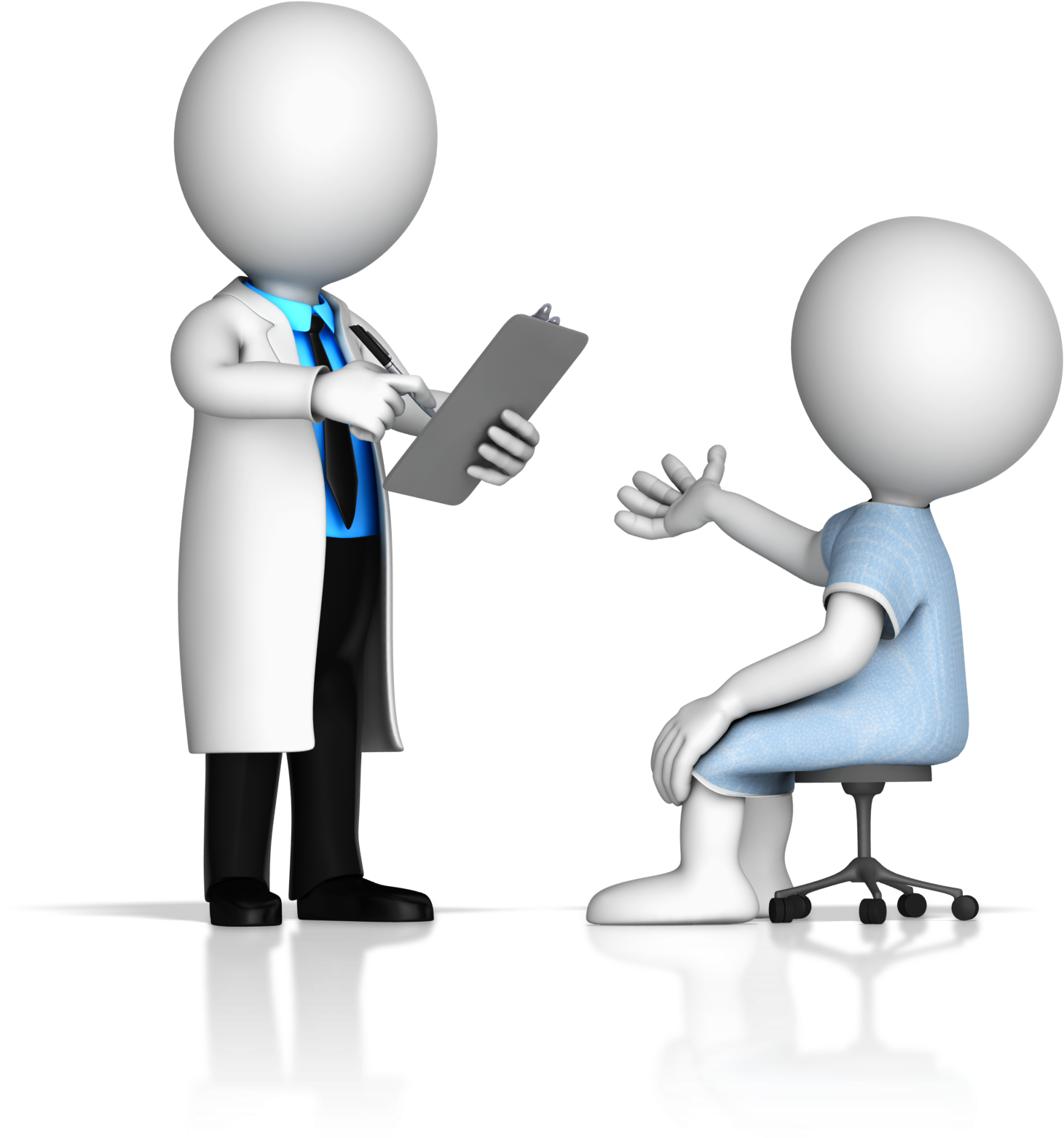 Doctor Consultation3 D Characters PNG