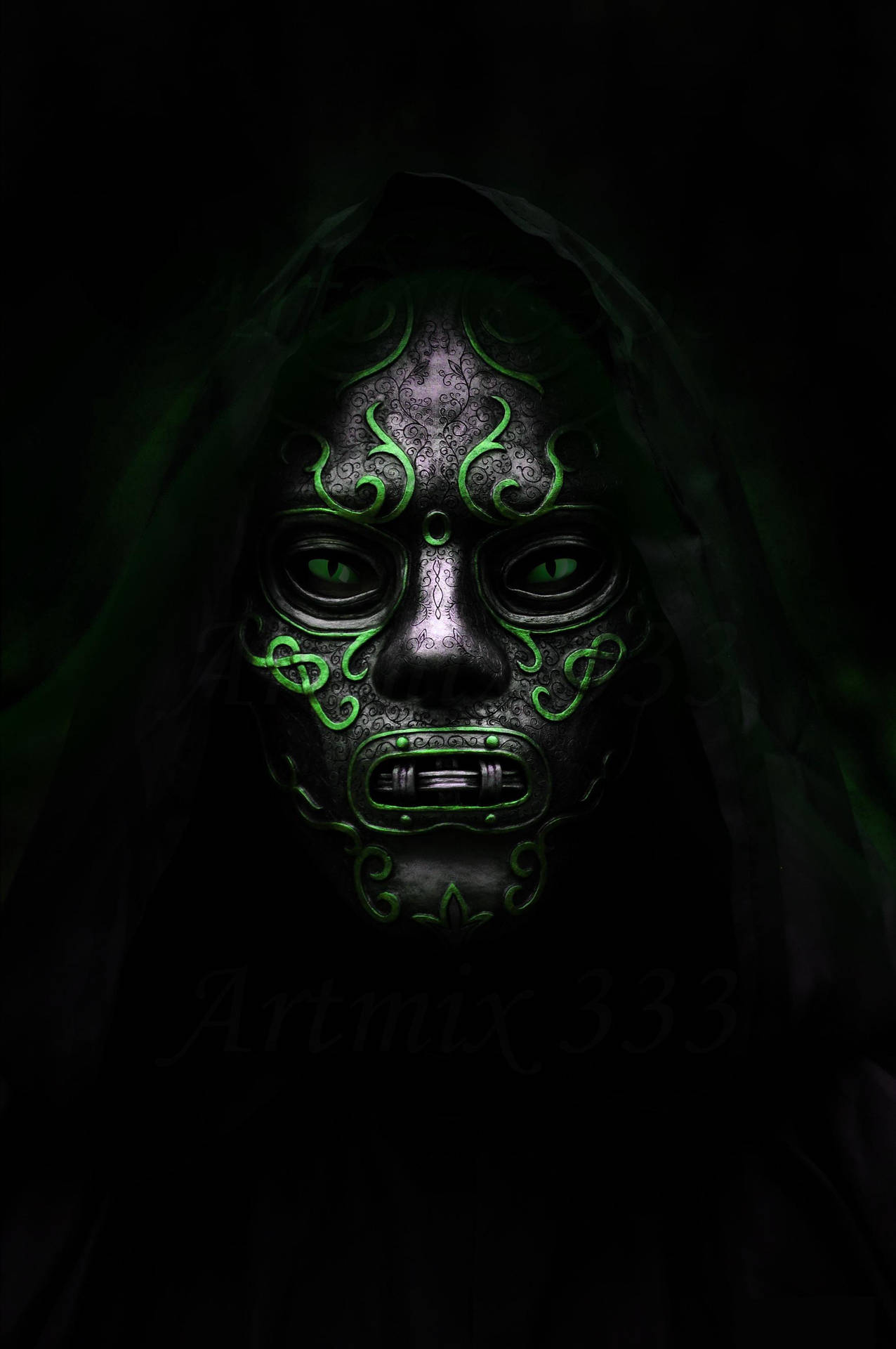 Doctor Doom-Inspired Mask Wallpaper