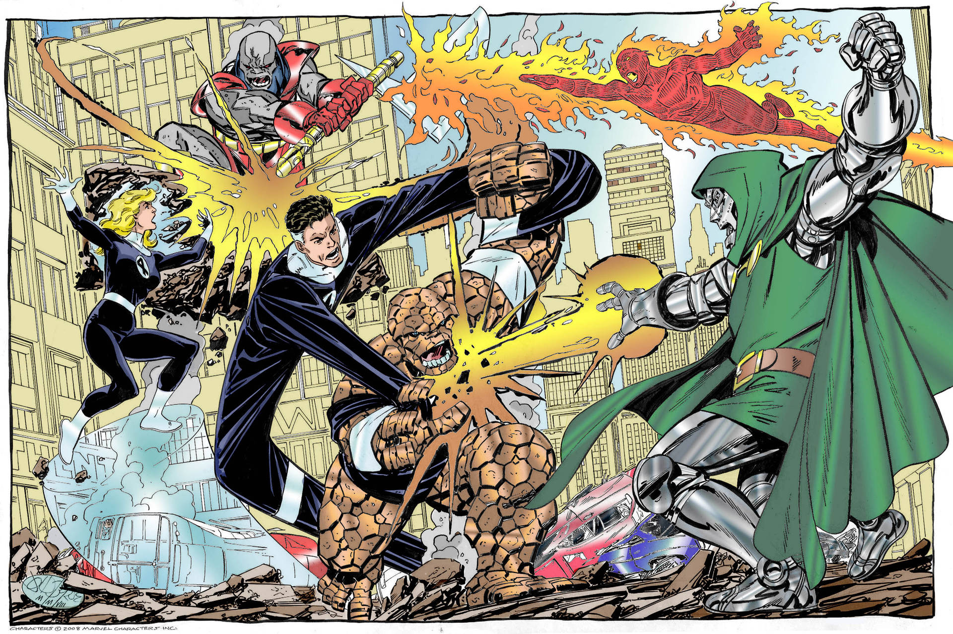 Doctor Doom Versus Fantastic Four