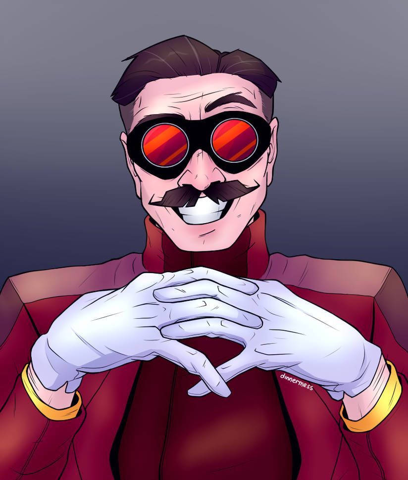 Doctor Eggman With Red Sunglasses