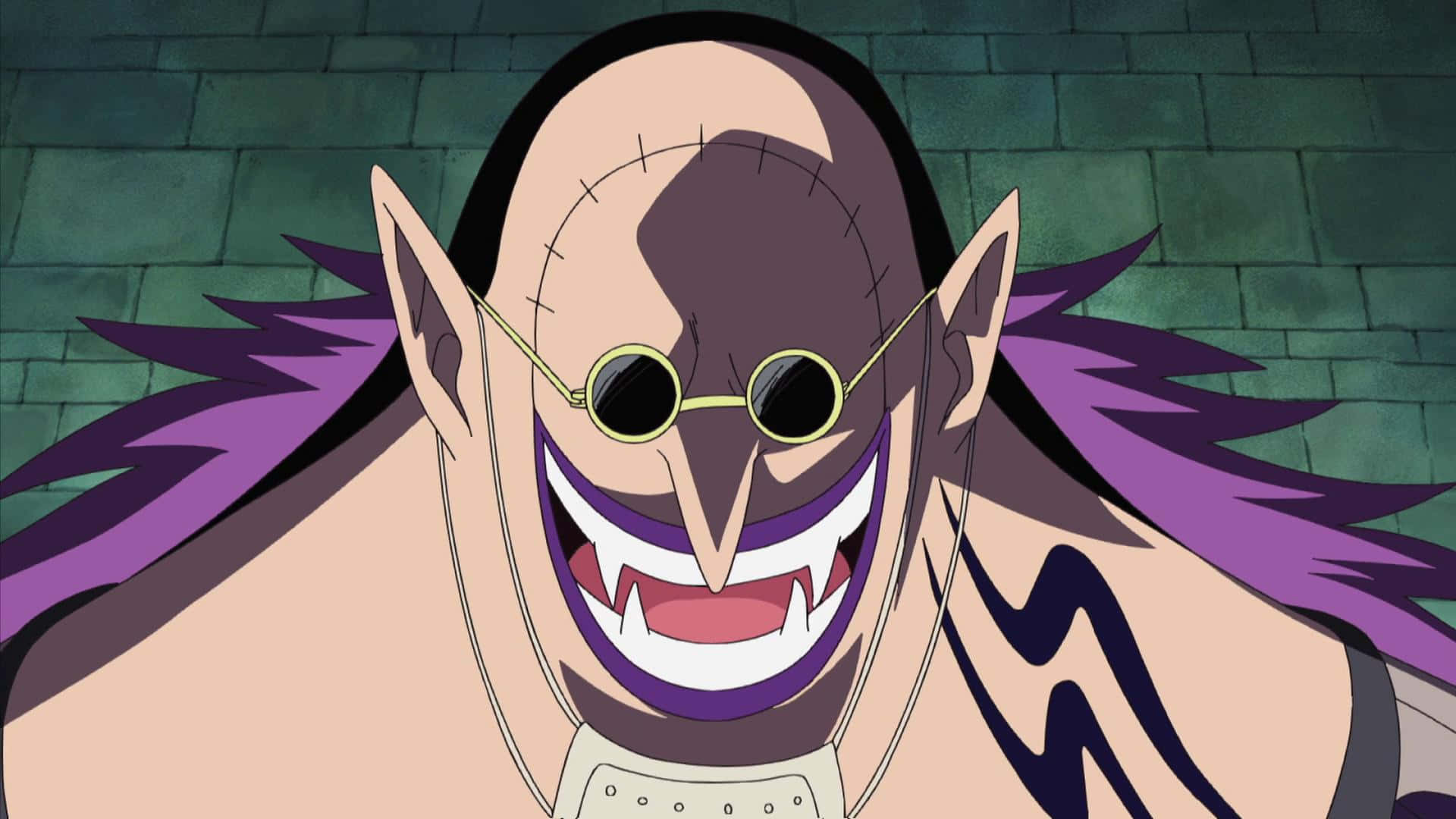 Doctor Hogback Tertawa Dari One Piece Wallpaper