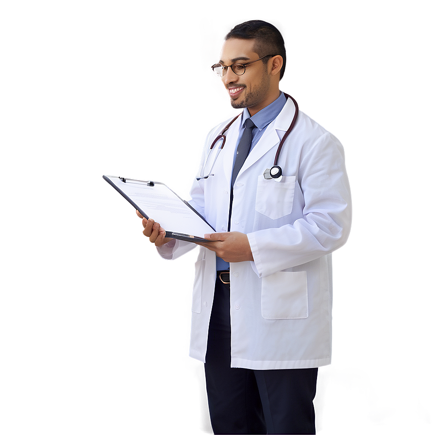 Doctor In Lab Coat Png Ppv PNG