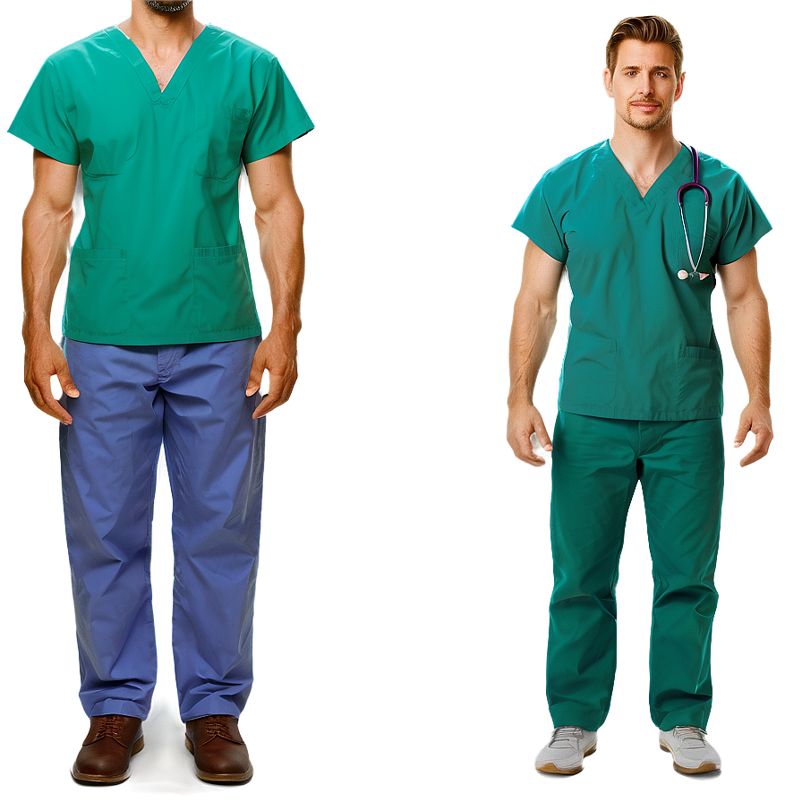 Download Doctor In Scrubs Png Fwl | Wallpapers.com