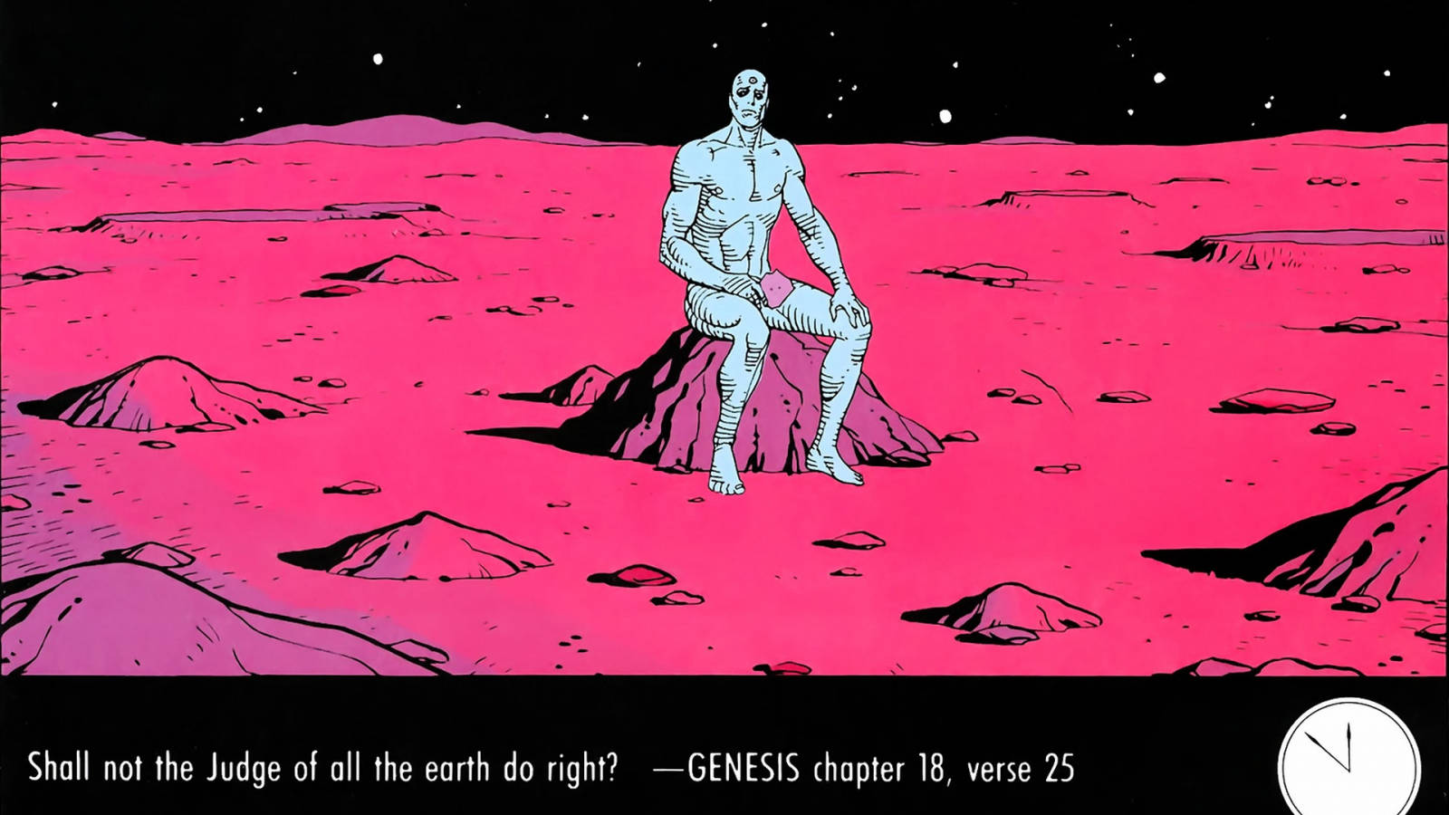 Watchmen Graphic Novel Mars