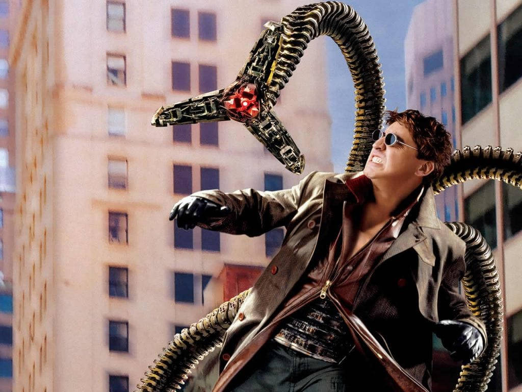 Schauspieleralfred Molina Als Doctor Octopus In Einem Film Wallpaper