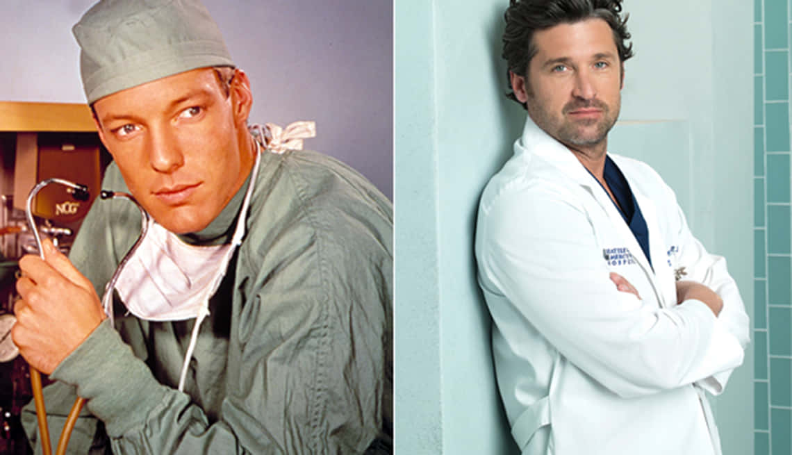 Two Pictures Of A Man In A Scrub Suit And A Man In A White Coat