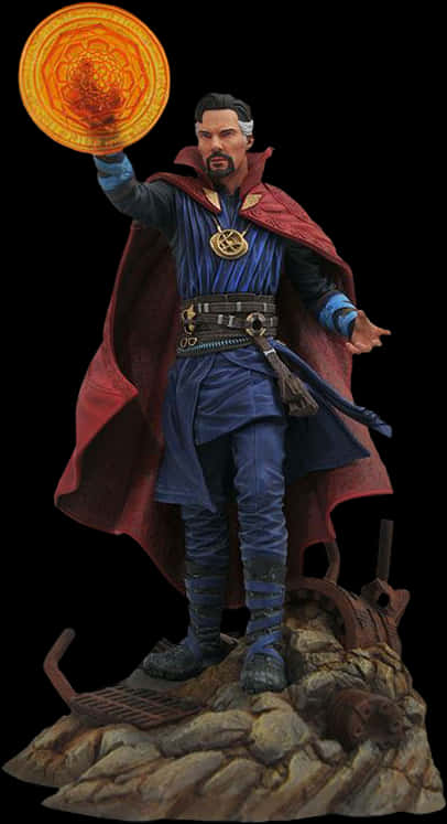 Doctor Strange Casting Spell Action Figure PNG