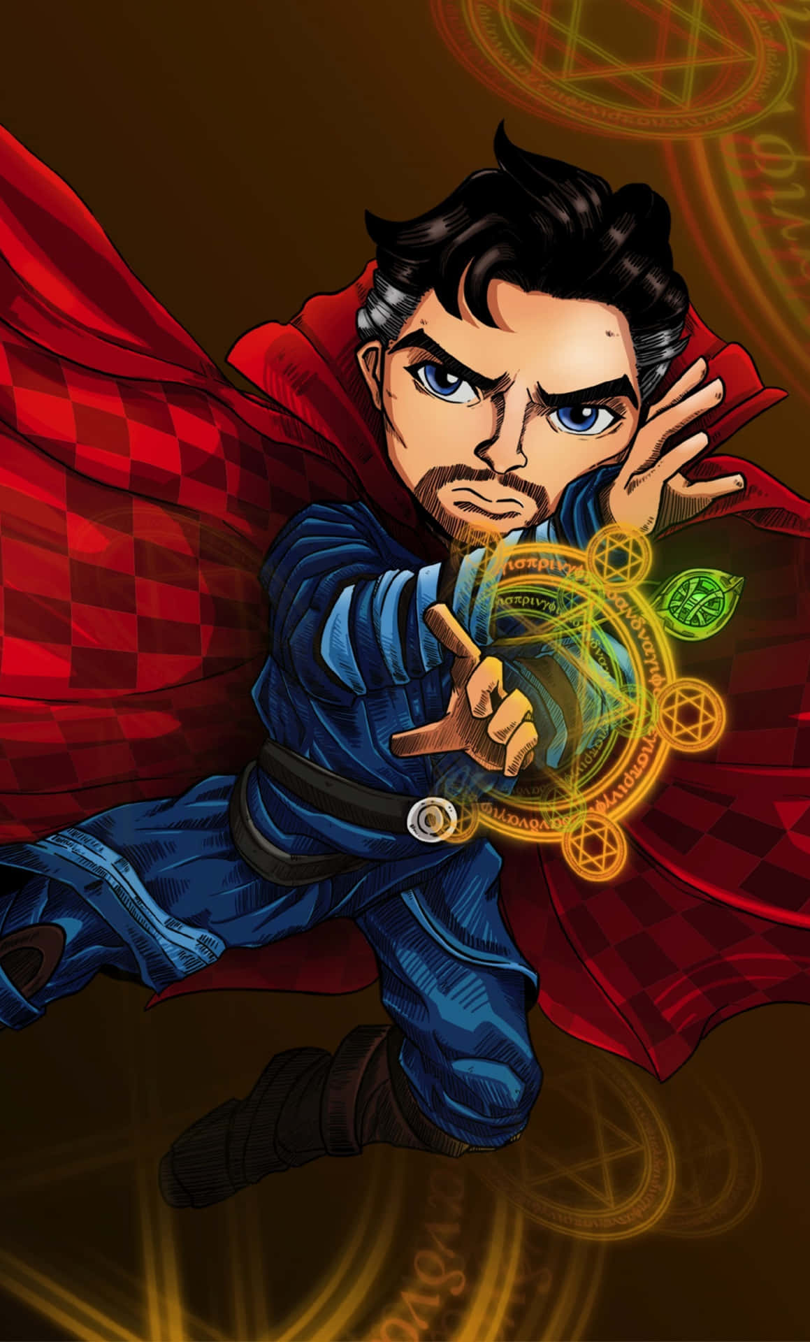Lås magien op med Doctor Stranges iPhone Wallpaper
