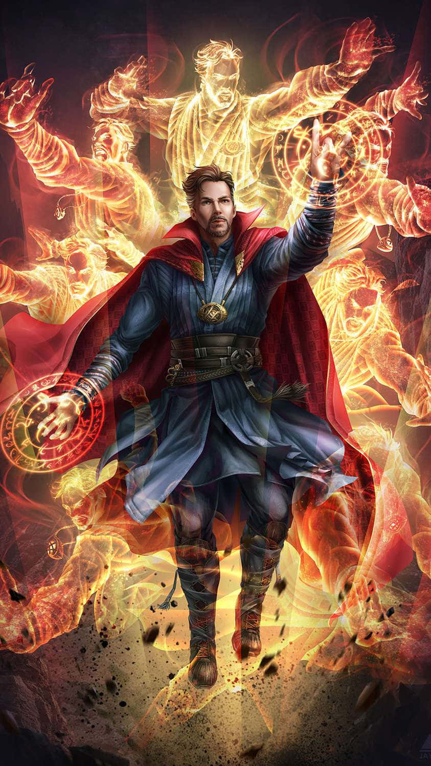 "Unlock the power of Doctor Strange with this Iphone" Wallpaper