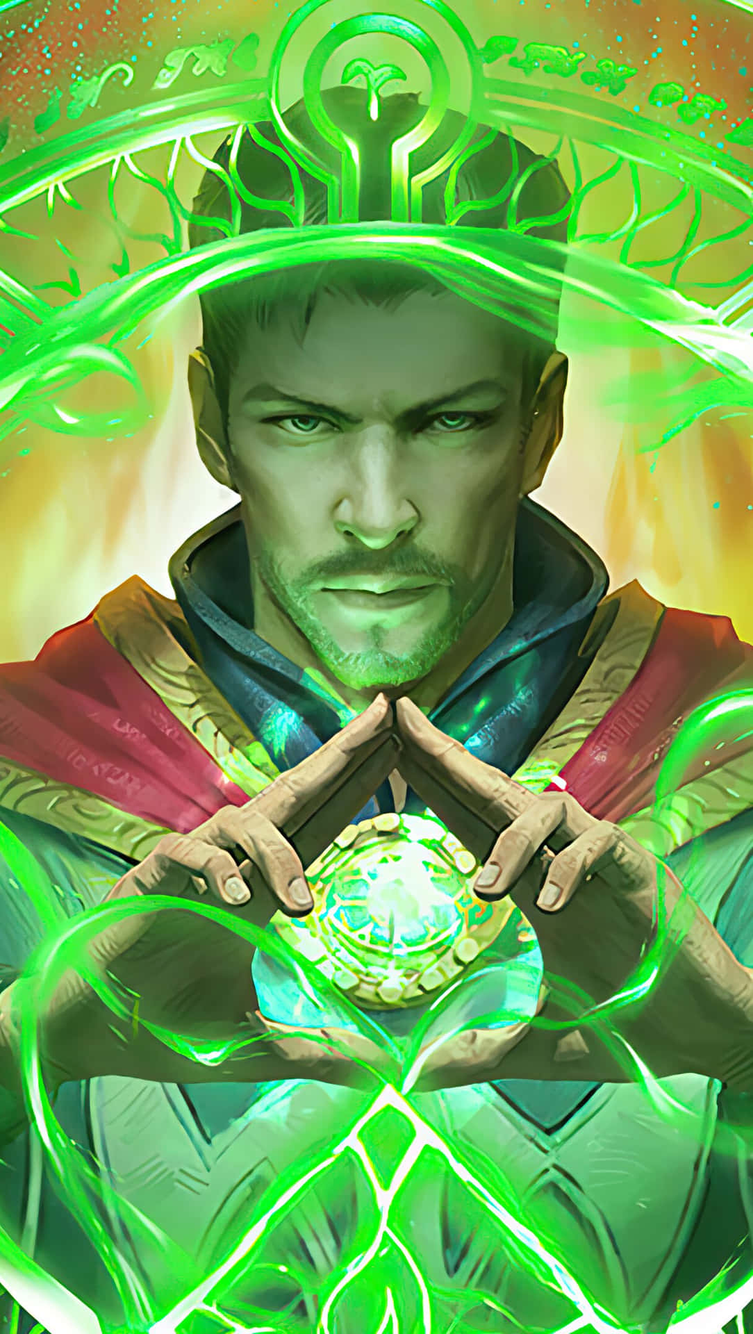 Doctor Doctor - A Green Man With A Green Ring Wallpaper
