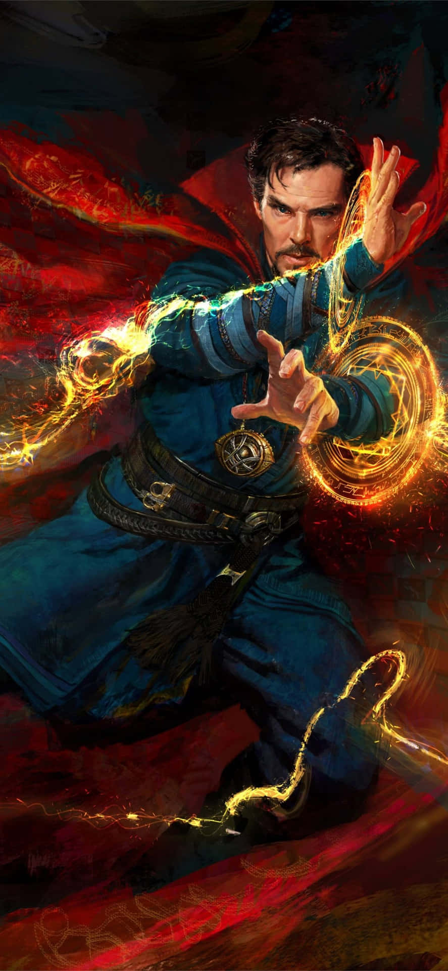 Unlock the Power of Your Mind with Doctor Strange on Your Iphone Wallpaper