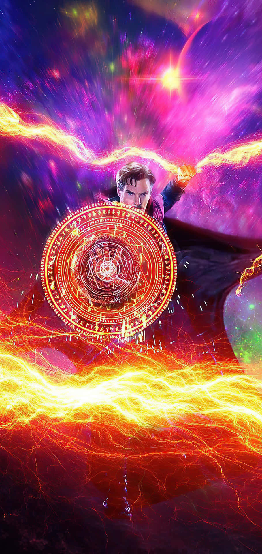 Klar til at omfavne Multivers med Doctor Strange på din iPhone. Wallpaper